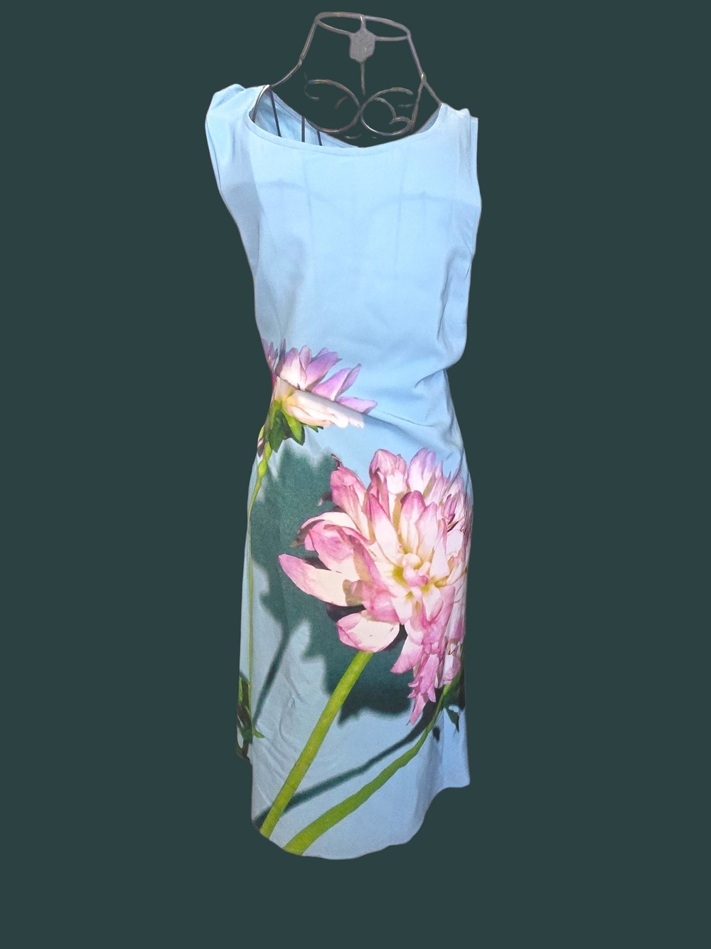 Anthropologie Light Blue Shift Dress